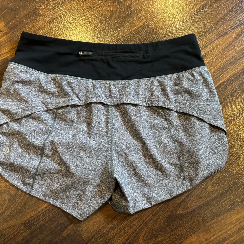 Lululemon Gray Speed Up Shorts